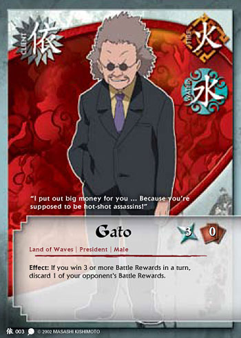 Gato — Naruto CCG card c003