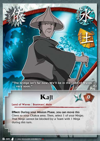 Kaji — Naruto CCG card c009