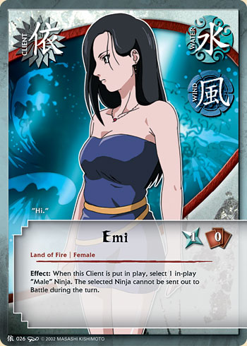 Emi — Naruto CCG card c026