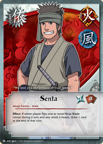 Senta — Naruto CCG card c028