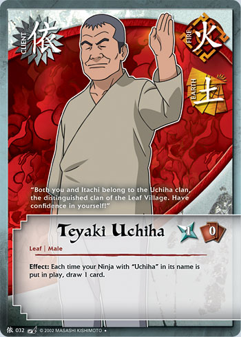 Teyaki Uchiha — Naruto CCG card c032