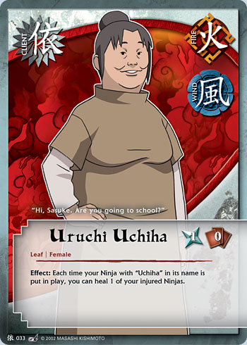Uruchi Uchiha — Naruto CCG card c033