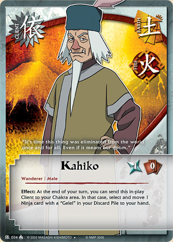 Kahiko — Naruto CCG card c034
