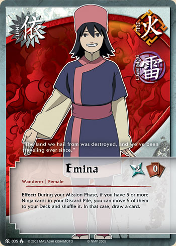 Emina — Naruto CCG card c035