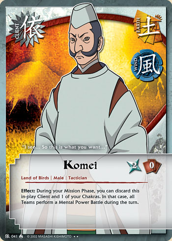 Komei — Naruto CCG card c041