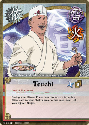 Teuchi — Naruto CCG card c047