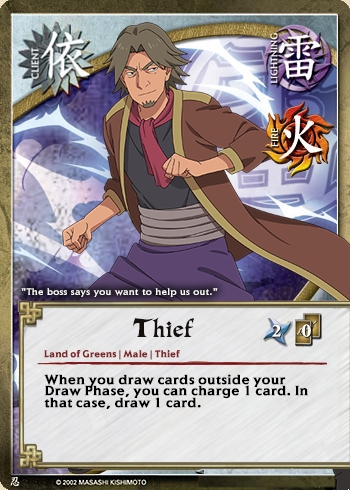 Thief — Naruto CCG card c5006