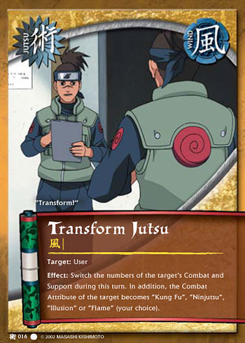Transform Jutsu — Naruto CCG card j016