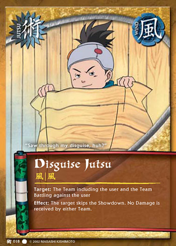 Disguise Jutsu — Naruto CCG card j018
