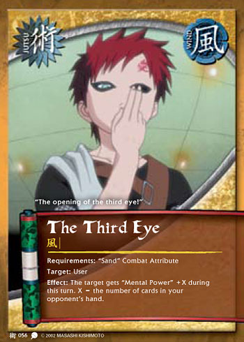 The Third Eye — Naruto CCG card j056