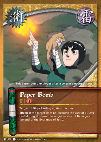 Paper Bomb — Naruto CCG card j067