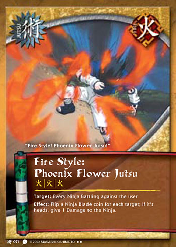 Fire Style: Phoenix Flower Jutsu — j071