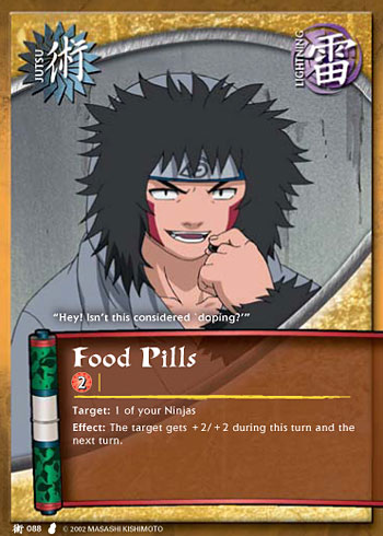 Food Pills — Naruto CCG card j088