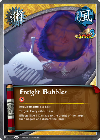 Freight Bubbles — Naruto CCG card j1022