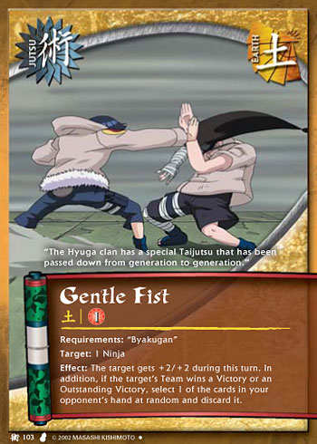 Gentle Fist — Naruto CCG card j103