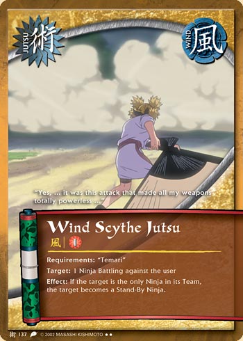 Wind Scythe Jutsu — j137