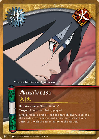 Amaterasu — Naruto CCG card j178