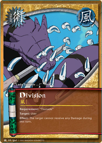 Division — Naruto CCG card j205
