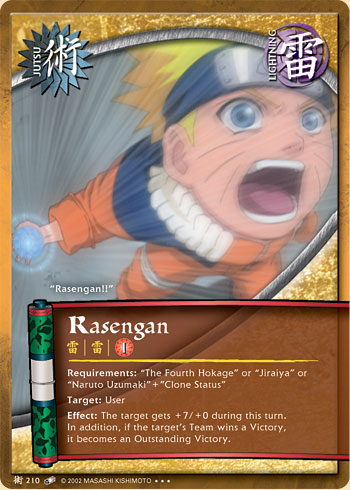 Rasengan — Naruto CCG card j210