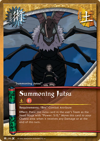 Summoning Jutsu — Naruto CCG card j295