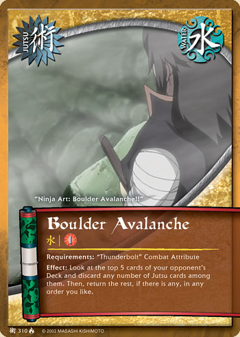 Boulder Avalanche — j310