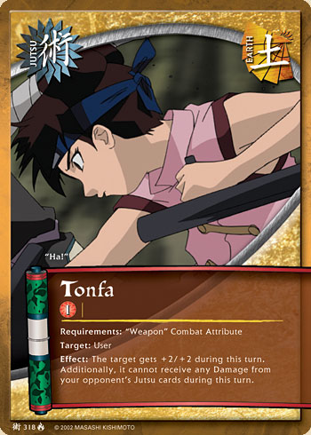 Tonfa — Naruto CCG card j318