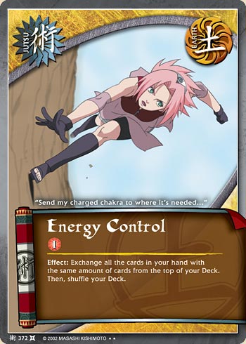 Energy Control — Naruto CCG card j372