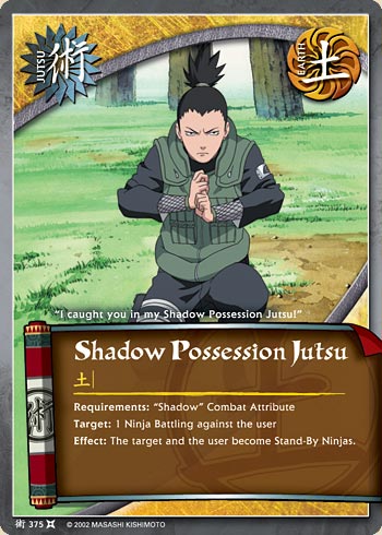 Shadow Possession Jutsu — Naruto CCG card j375