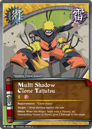 Multi Shadow Clone Taijutsu — j454
