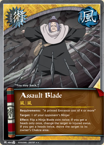 Assault Blade — Naruto CCG card j464
