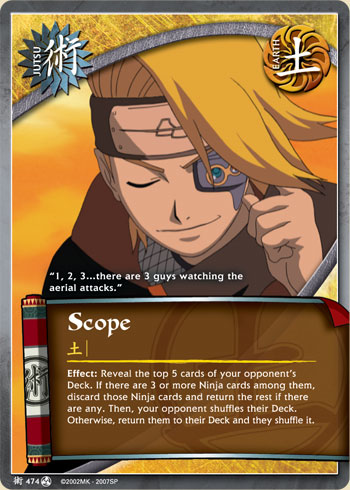 Scope — Naruto CCG card j474