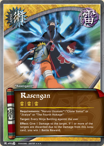 Rasengan — Naruto CCG card j495