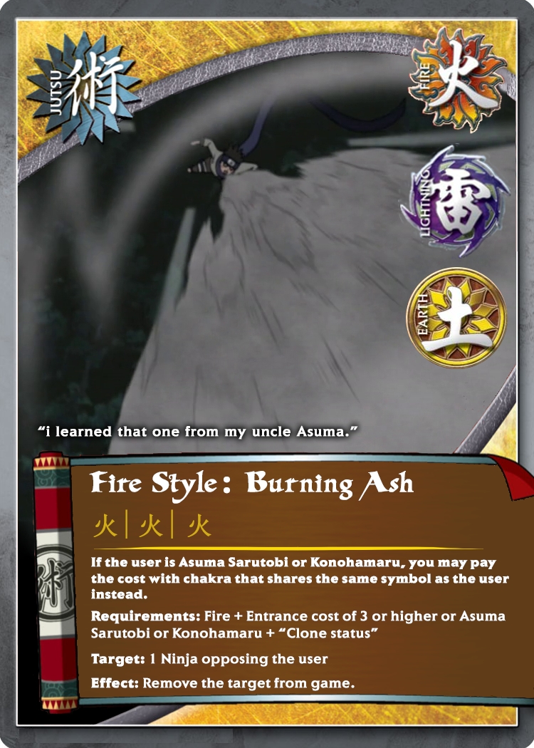 Fire Style:Burning Ash — j5003