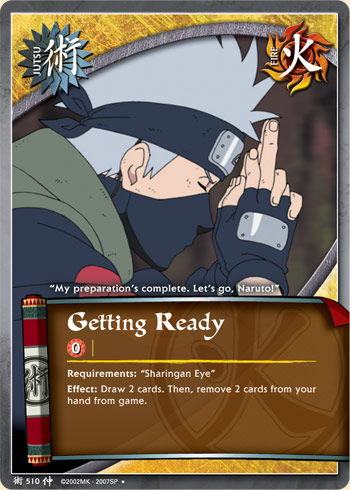 Getting Ready — Naruto CCG card j510