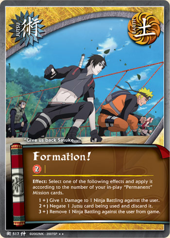 Formation! — Naruto CCG card j517