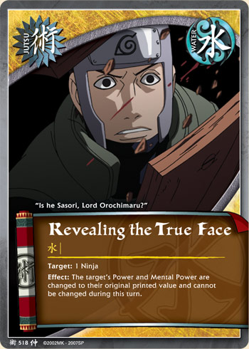 Revealing the True Face — j518