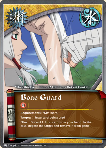 Bone Guard — Naruto CCG card j534