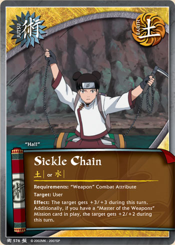 Sickle Chain — Naruto CCG card j576