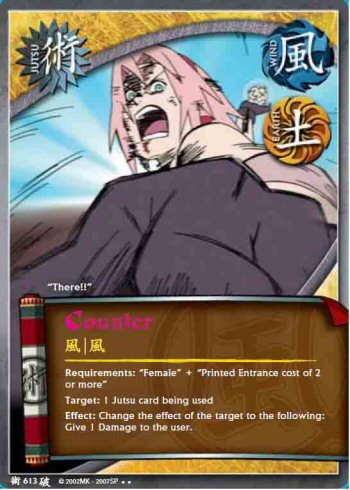 Counter — Naruto CCG card j613