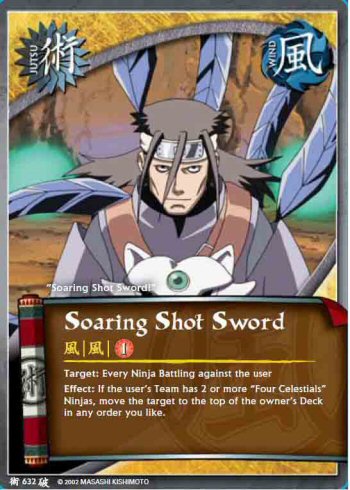 Soaring Shot Sword — Naruto CCG card j632