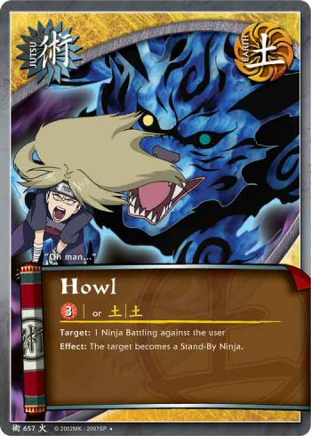 Howl — Naruto CCG card j657