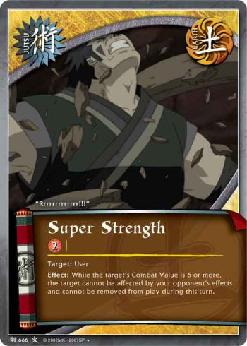 Super Strength — Naruto CCG card j666