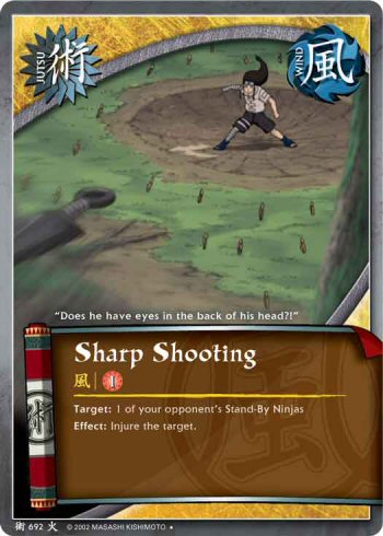 Sharp Shooting — Naruto CCG card j692