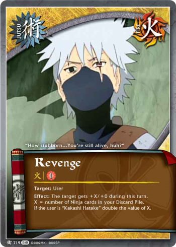 Revenge — Naruto CCG card j719