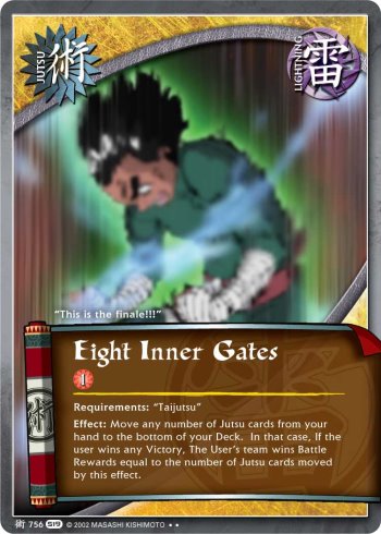 Eight Inner Gates — Naruto CCG card j756