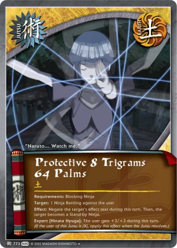 Protective 8 Trigrams 64 Palms — Naruto CCG card j773