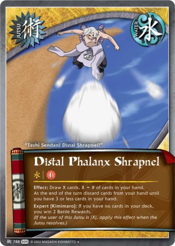 Distal Phalanx Shrapnel — Naruto CCG card j788