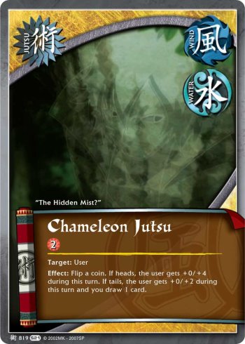 Chameleon Jutsu — Naruto CCG card j819