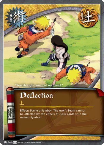 Deflection — Naruto CCG card j840