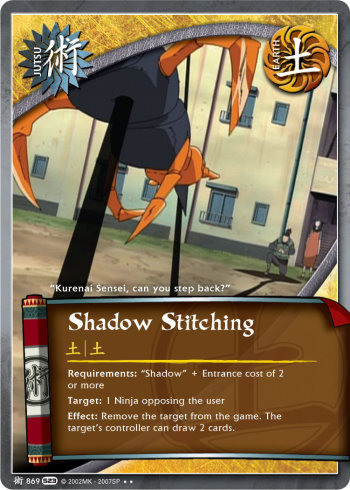 Shadow Stitching — Naruto CCG card j869